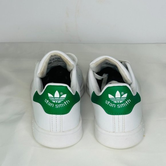 Adidas Unisex White Green Stan Smith M20605 Athletic Sneakers Size US 6 - Picture 6 of 9